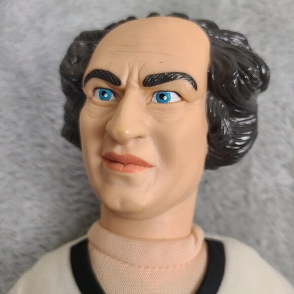 Three Stooges LARRY Football Player #1 Stuffed Plush Doll 10" Vtg 1999 Pre Owned - Picture 2 of 10